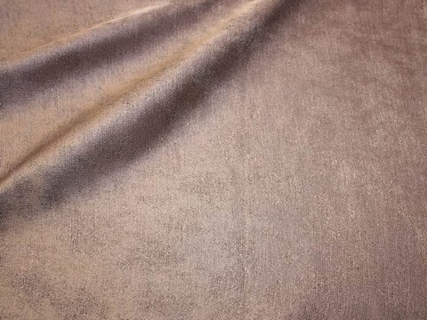Портьерная однотонная негорючая ткань Феникс карамель