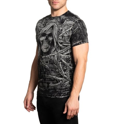 Xtreme Couture | Футболка мужская SOUL TAKER X1945 от Affliction левый бок