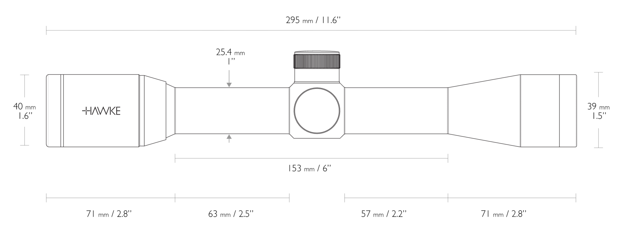 ПРИЦЕЛ ОПТИЧЕСКИЙ HAWKE VANTAGE 4X32(30/30)