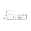 Унитаз-моноблок безободковый с сиденьем BelBagno NEON BB8617CPR-MN/SC