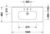 Раковина мебельная Duravit DuraStyle 2320100030