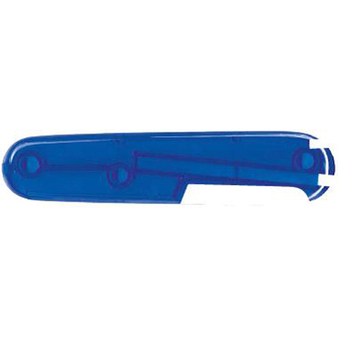 Задняя накладка для ножей Victorinox 91 мм, пластиковая, полупрозрачная синяя