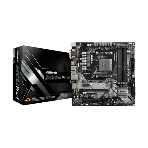 Материнская плата ASRock B450M PRO4