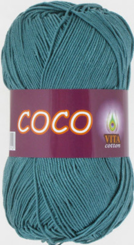 Пряжа Coco Vita cotton 4337 Дымчато-голубой