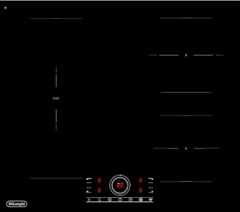 Индукционная варочная поверхность DeLonghi ELETTRA 4B1P CR, 7200Вт, 9 уровней мощности, черная