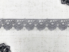 Кружево плетеное, ш. 3 см, серый