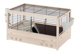 Клетка для морских свинок и кроликов Arena 80 Nera (деревянная),  выдвижной лоток для отходов