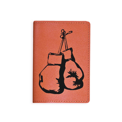 Обложка на паспорт "Перчатки", рыжая