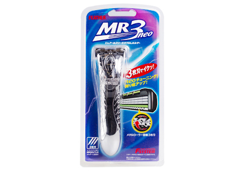 Мужской бритвенный станок с тройным лезвием Feather F-System, шт