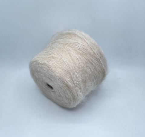 Linea Piu (пр.Италия), art.Nube, 220м/100гр. 81% суперкидмохер, 8% шерсть, 11% полиамид, цвет-Серо-бежевый,неоднотонный(201/903),арт.28378