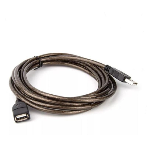 Кабель USB 2.0 AM/AF, 3 м, прозр, Telecom, VUS6956T-3M
