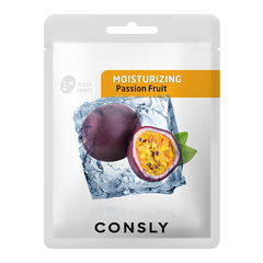 Тканевая маска с экстрактом маракуйи CONSLY Moisturizing Passion Fruit