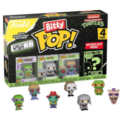 Фигурка Funko Bitty POP! TMNT S2 Donatello+Shredder+Baxter Stockman+Mystery