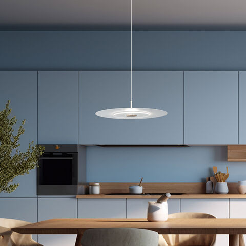 Подвесной светодиодный светильник Eurosvet Kontur 40031/1 LED белый