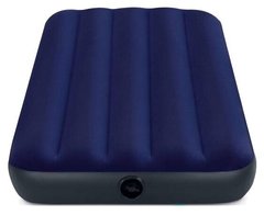 Матрас надувной INTEX Classic Downy Airbed синий размер 191 х 76 х 25 см 64756
