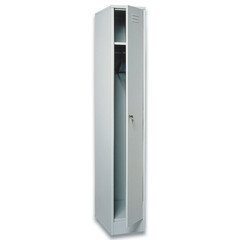 Шкаф для одежды металлический P_ШРМ11 1 дв. 300х500х1860