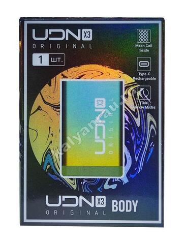 Устройство UDN X3 POD 7000 затяжек - цвет Yellow Green Gradient