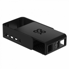 Raspberry Pi 4 Model B Official Case Okdo Slide Series, Black, Retail, для Raspberry Pi 4 Model B (187-3796/187-3799)(ASM-1900138-21) RTL {96} (815065)