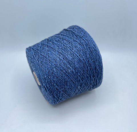 Cariaggi (пр.Италия),art-Malfile tweed, 2/13 650м/100 гр. 95%Меринос 5%Кашемир, цвет-Светло-синий твид ,арт-27588