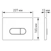 Berges 43376 Комплект : инсталляция NOVUM кнопка D5 Soft Touch черная, унитаз VITA Rimless 49 см, сиденье дюропласт микролифт, быстросъём