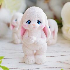 Силиконовый молд Зайка мама с малышом