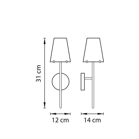 Настенный светильник Lightstar Diafano 758612