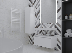 Boheme 897-080-W Ящик под столешницу 80см WHITE глянец VALLESSI UNO-S фото