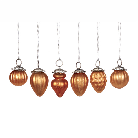 НАБОР НОВОГОДНИХ ИГРУШЕК ORNAMENT ORANGE