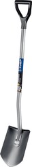 ЗУБР Титан, 280 х 190 х 1200 мм, полотно 2 мм, титановая, алюминиевый изогнутый черенок с рукояткой, тип ЛКО, штыковая лопата, Профессионал (39418)
