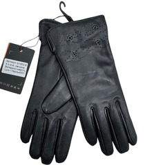 Перчатки.Женские.Материал верха: Кожаные люкс качества.Подклад: Трикотаж-шерсть.В упаковке 5 шт.