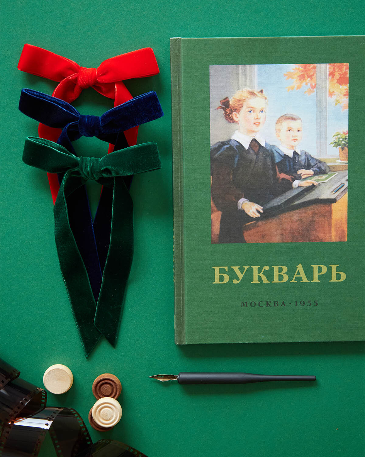 Бархатный бант BELLA MINI