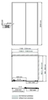 Душевой уголок, профиль белый 120x90x200 WasserKRAFT Rhin 44S07