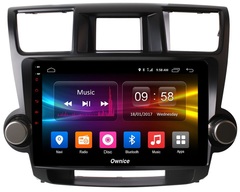 Штатная магнитола на Android 8.1 для Toyota Highlander 07-14 Ownice G10 S1616E