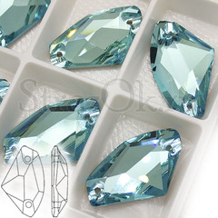 Купите стразы пришивные Galactic Light Aquamarine - светло-аквамариновые, бирюзово-голубые для вышивки