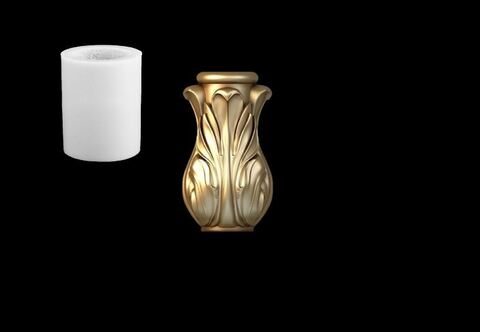 Силиконовый молд № 1048 Ножка/ваза