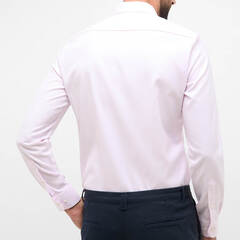 Сорочка мужская Eterna Slim Fit 8817-F182-50 из твила розовая