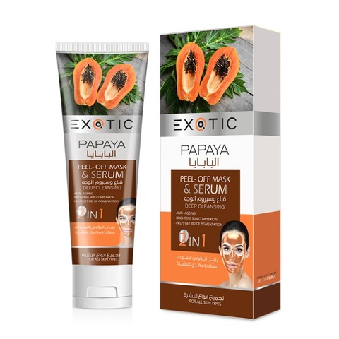 Exotic EX-03 Маска-пленка для лица с сывороткой  (F Papaya)  100 ml
