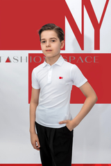Поло Kids Regular-Fit White