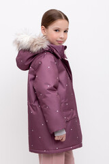 куртка  для девочки  ВК 38100/н/1 ГР