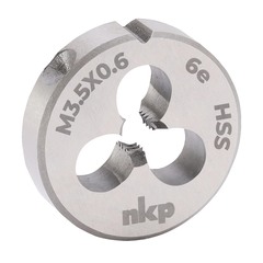 Плашка М 3,5х0,6 DINEN22568 HSS 6e 20х5мм NKP 239035N