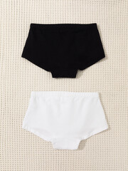 набор трусы/ уп  для девочки  К 1968-2уп/белый,черный