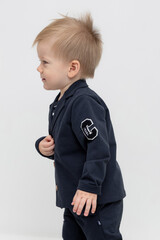 жакет  для мальчика  КР 302021/индиго к448