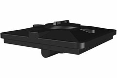 Бак д/душа 120 литров (черный) (950х950х305)