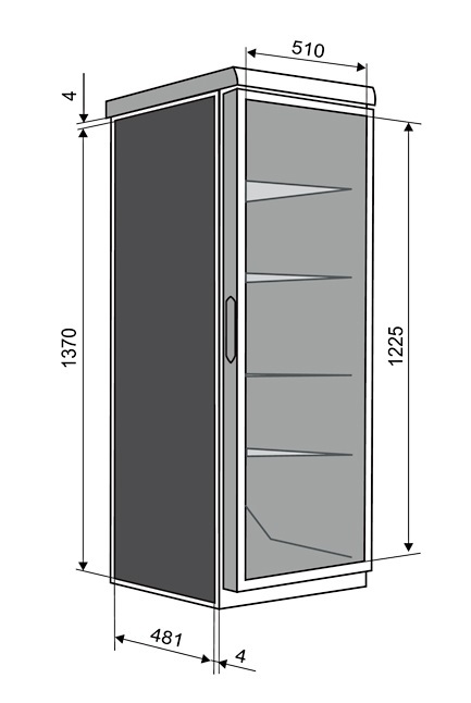 Холодильный шкаф Snaige CD29DM-S302SEX0