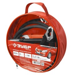 ЗУБР 200 А, 2 м, пусковые морозостойкие провода (59330-200-2)