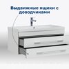 Aquanet 287675 Тумба с раковиной Верона 90 белый (подвесная 2 ящика, раковина Aquanet) (287675)