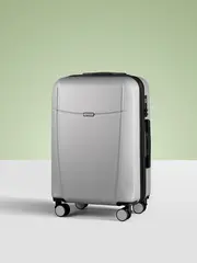 Чемодан Bonle размер М Серебристый