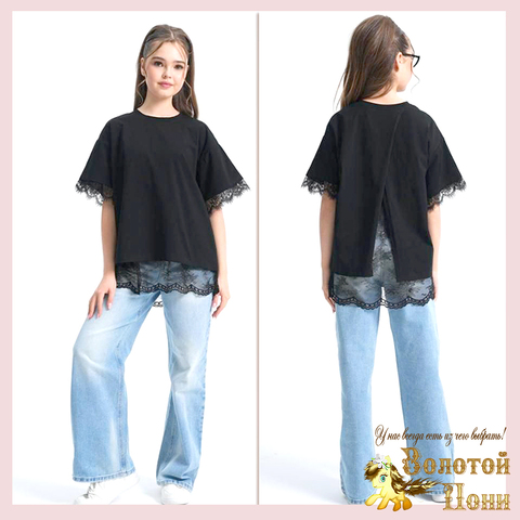 Блуза хлопок д (9-13) 260415-WD181