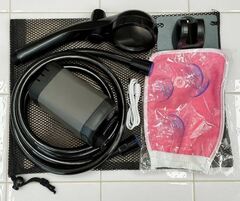 Душ летний портативный беспроводной аккумуляторный Hasvik BlackShower