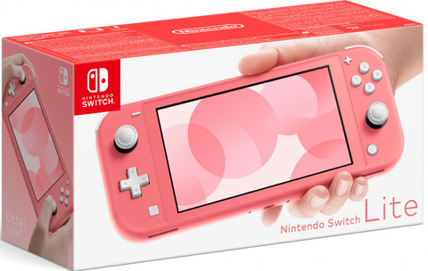 Игровая консоль Nintendo Switch Lite Coral (Япония, цвет кораллово-розовый)